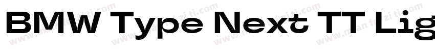 BMW Type Next TT Lig字体转换